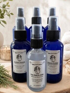 Handcrafted Concentrated Bathroom & Room Spray | 3 Artisan Scents